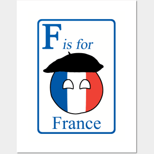 F is for Franceball Posters and Art